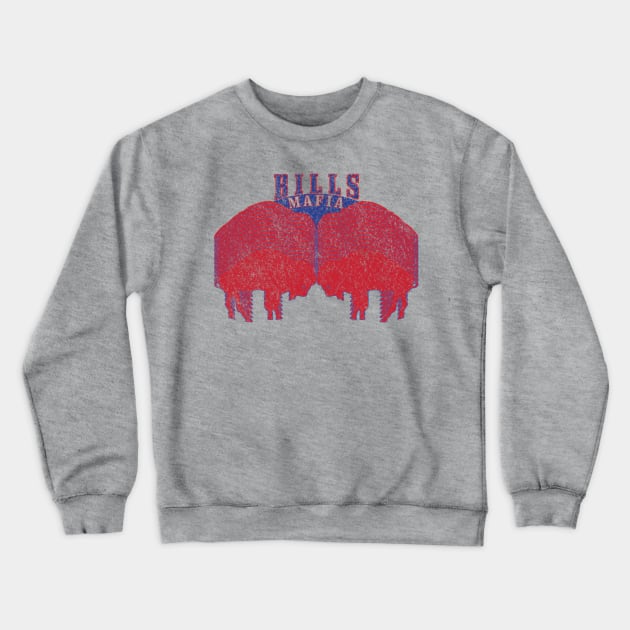 Bills Mafia, Buffalo Bills Crewneck Sweatshirt by Global Creation